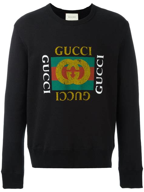 vintage gucci sweatshirt fake|gucci crew neck sweatshirt.